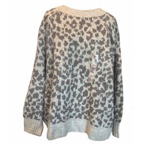 NWT Old Navy Plus Size Women's Cheetah Print Sweater Size 4X